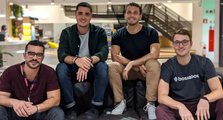 André Abreu, Eduardo Koller, Giovanni Salvador e João Zanocelo, os sócios do BossaBox.
