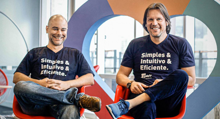 Rafael Olmos e Marcelo Lombardo, fundadores da Omie. Foto: divulgação.