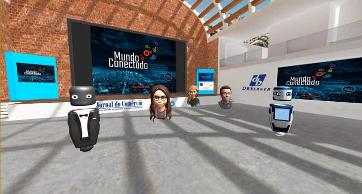 Participantes vão poder interagir em ambiente virtual.