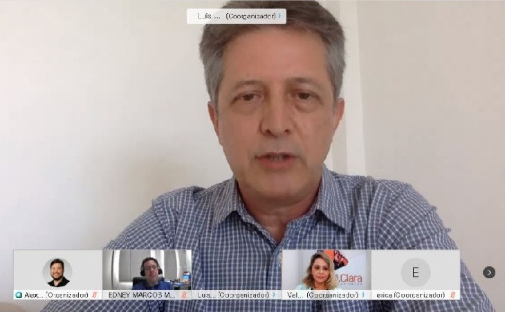 Posse da nova diretoria foi pela Internet, devido ao coronavírus.