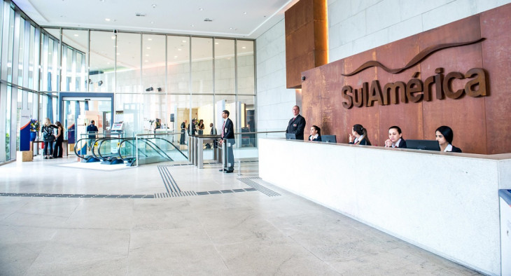 Recepção da SulAmérica. Fraudes não passam. Foto: Divulgação.