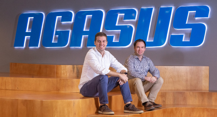 João Lima e Rene Almeida, co-CEOs da Agasus. Foto: Luiza Salerno.