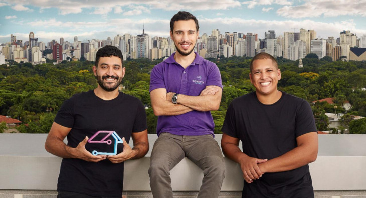 Diogo Mourão, Fernando Freire e Danilo Duarte, fundadores da Conecta Reforma. Foto: divulgação.