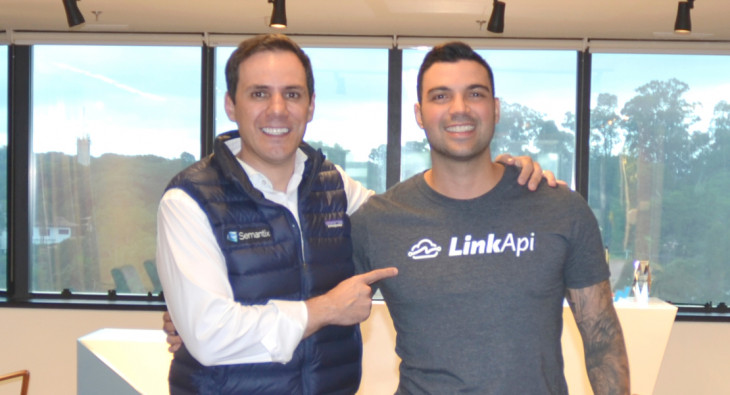 Leonardo Santos, CEO da Semantix, e Thiago Lima, novo CTO da companhia. Foto: divulgação.