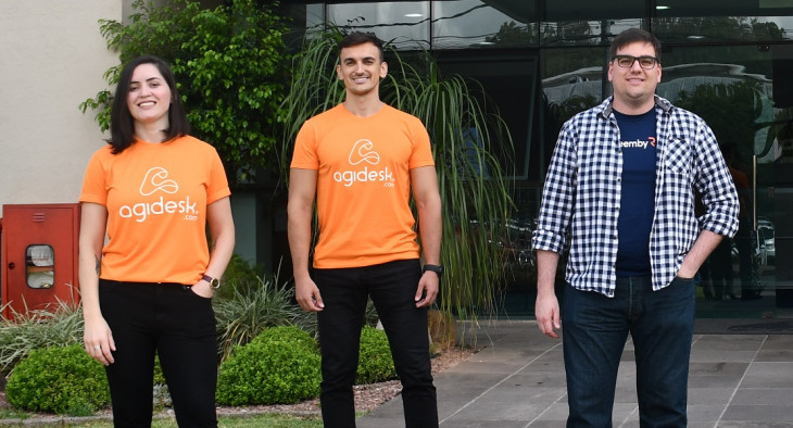 Veridiana Cavalheiro, Bruno Ukoski e Everson Nunes.