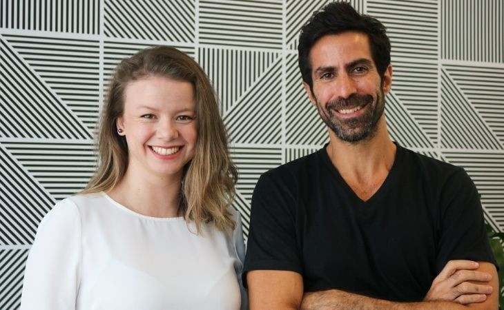 Anna Moreira Bianchi, nova CEO da NeoAssist, e Albert Deweik, cofundador da companhia. Foto: divulgação.