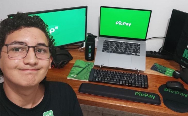 Cézar Pauxis, o mais novo desenvolvedor da PicPay. Foto: divulgação.