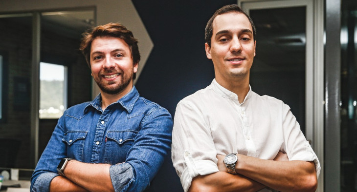 Eládio Isoppo e Ricardo Fritsche, fundadores da Payface. Foto: divulgação.