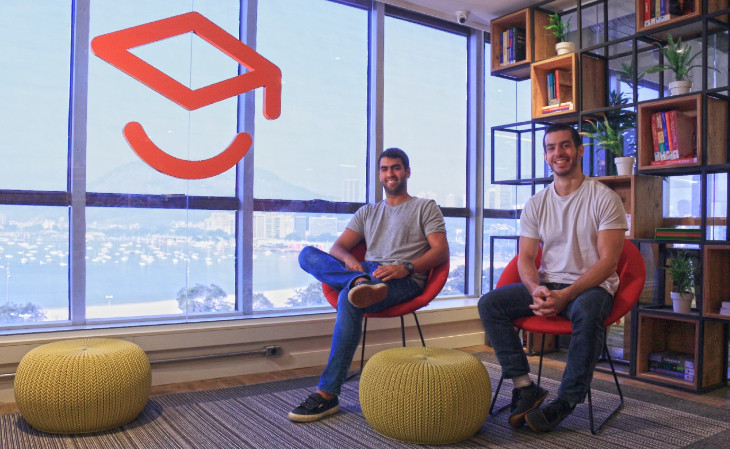 Rodrigo Salvador e Andre Simões, da Passei Direto. Foto: divulgação.