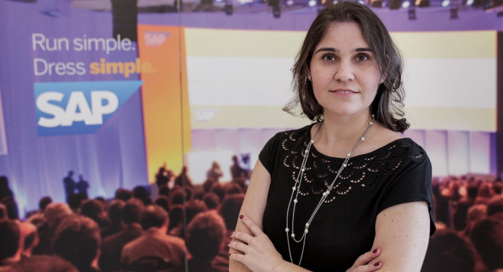 Fernanda Saraiva, diretora de RH da SAP Brasil. Foto: Divulgação.