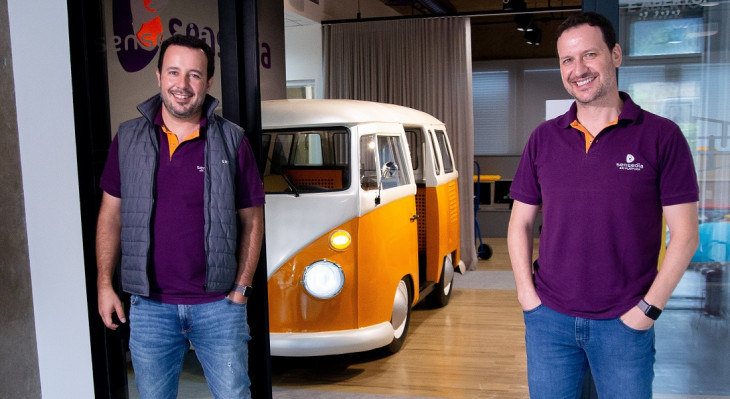 Marcilio Oliveira e Kleber Bacili, co-fundadores da Sensedia. Foto: Divulgação.