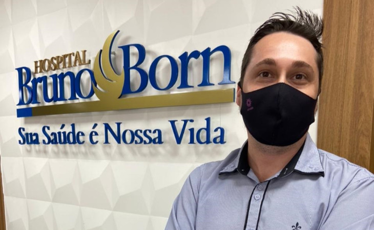 Fabrício Scheunemann, coordenador de TI do Hospital Bruno Born. Foto: divulgação.