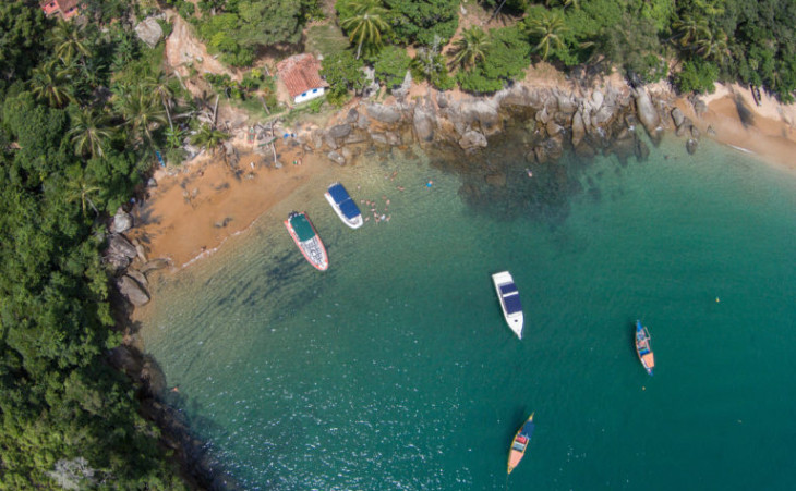 Ilhabela fica no litoral norte de São Paulo. Foto: Marco Yamin/Sectur Ilhabela.