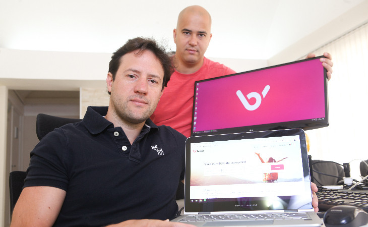 Marcelo Abritta e Marcelo Vasconcellos, fundadores da Buser. Foto: divulgação.
