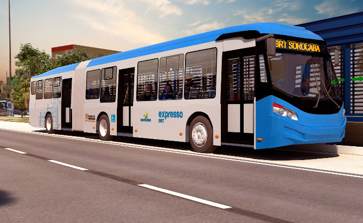 Em 2022, o BRT deverá atender até 20 mil usuários por hora em Sorocaba. Foto: divulgação.