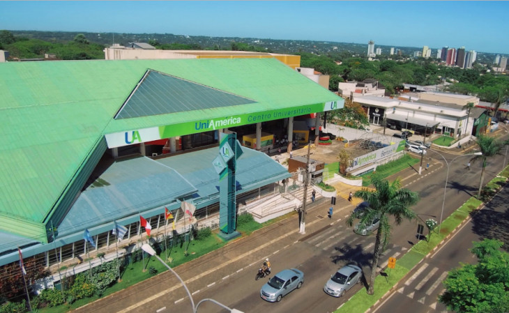 O centro universitário tem sede em Foz do Iguaçu, no Paraná. Foto: divulgação.