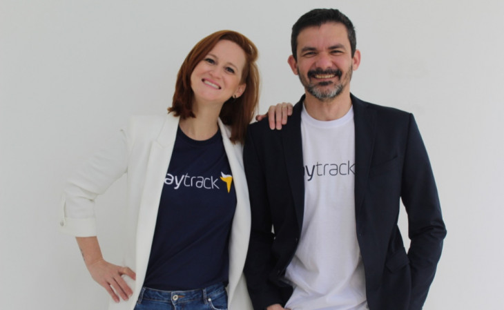 Daniele Amaro e Edson Gonçalves, fundadores da Paytrack. Foto: divulgação.