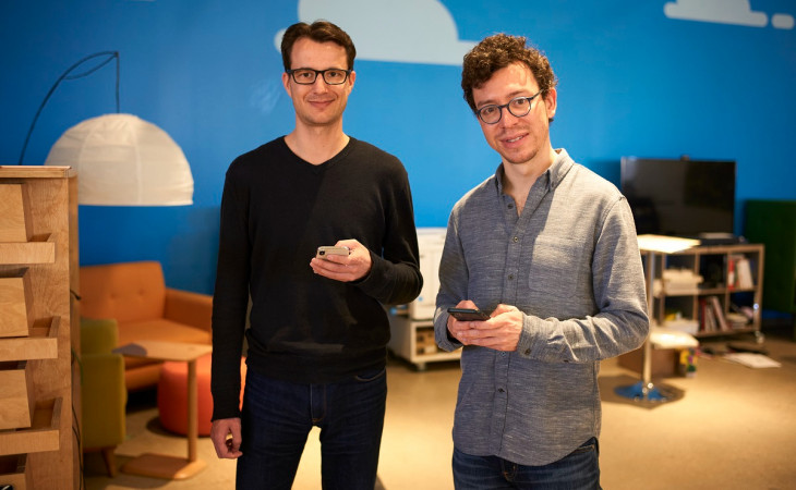 Severin Hacker e Luis von Ahn, fundadores do Duolingo. Foto: divulgação.