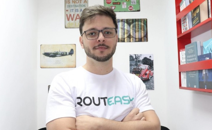 Caio Reina, CEO e fundador RoutEasy. Foto: divulgação.