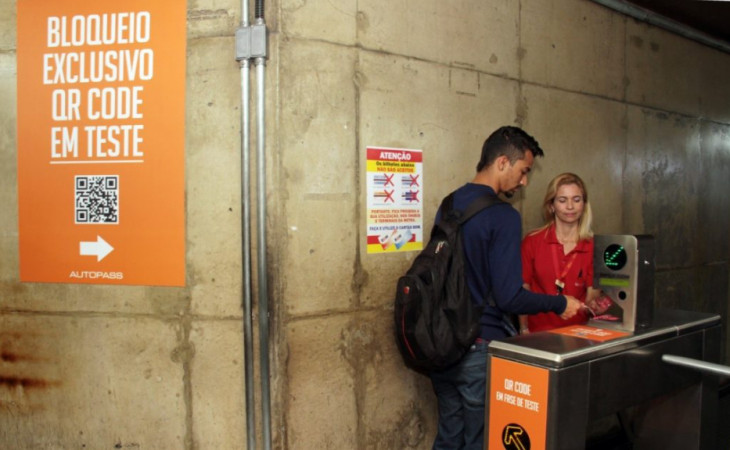 A empresa lançou pagamento via QRCode no no metrô e CPTM de São Paulo. Foto: divulgação.