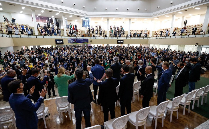Culto evangélico em Brasília. Foto: Foto: Alan Santos/PR.