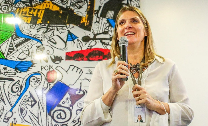 Letícia Batistela, presidente da Procempa. Foto: Alex Rocha/PMPA