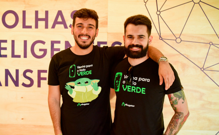 Cadu Guerra e Pedro Santanna, fundadores da Allugator. Foto: divulgação.