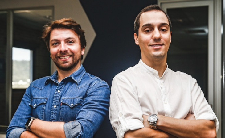 Eládio Isoppo e Ricardo Fritsche, fundadores da Payface. Foto: Divulgação.