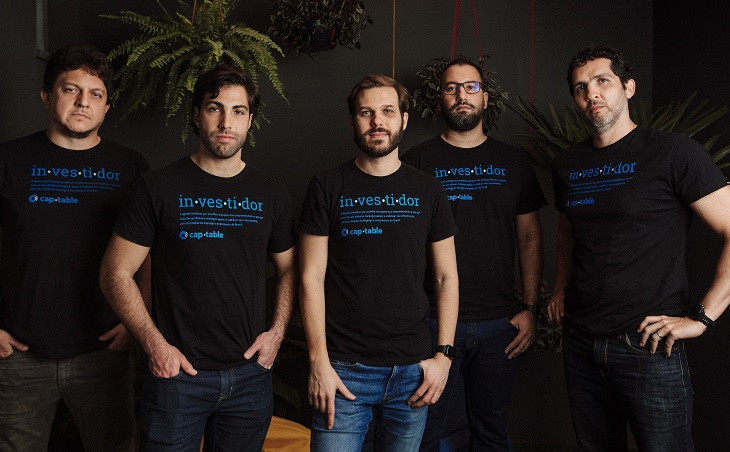 Sócios da CapTable. Foto: Divulgação.