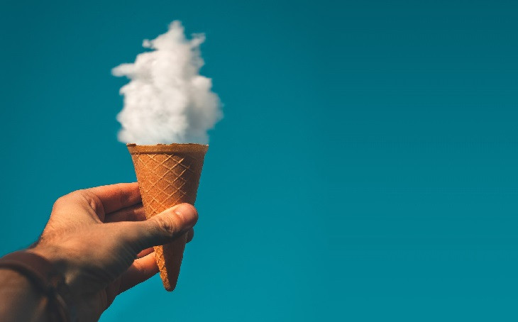 Vai um pouquinho de nuvem aí? Foto: Pexels.