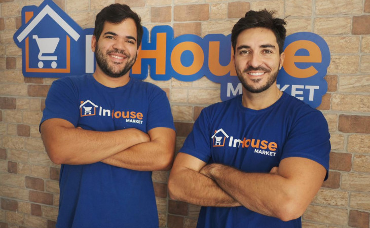 Leonardo Deana e Yan França, sócios da InHouse Market. Foto: Divulgação