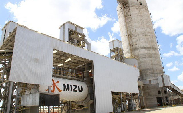 A Mizu Cimentos produz 7 milhões de toneladas de cimento por ano. Foto: Divulgação