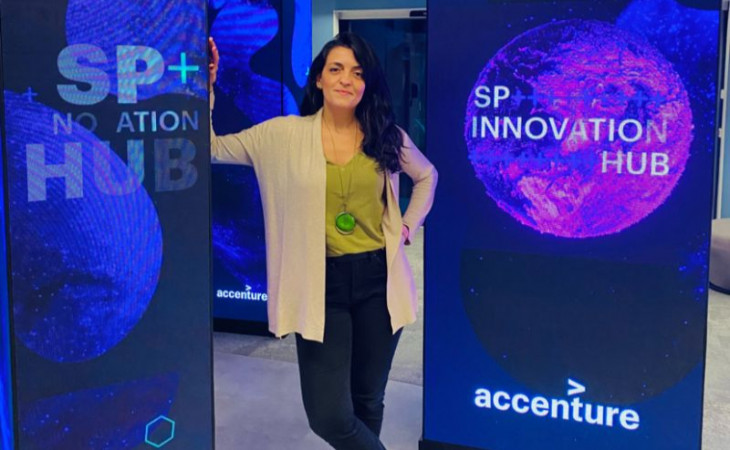 Carolina Morandin, nova líder de inovação aberta e ecossistema da Accenture. Foto: divulgação.
