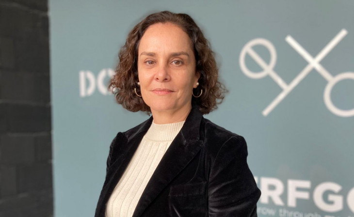 Soares é cofundadora da Audioria, uma plataforma de criação de podcasts. Foto: Divulgação