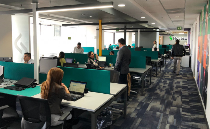 Novo escritório é para a unidade de negócios Novasoft. Foto: divulgação.