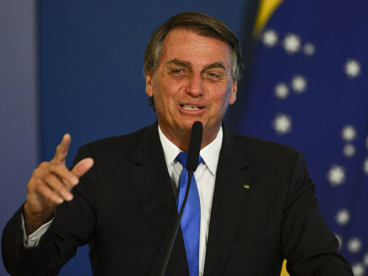 Bolsonaro durante evento em Brasília.  Foto: Marcelo Camargo/Agência Brasil