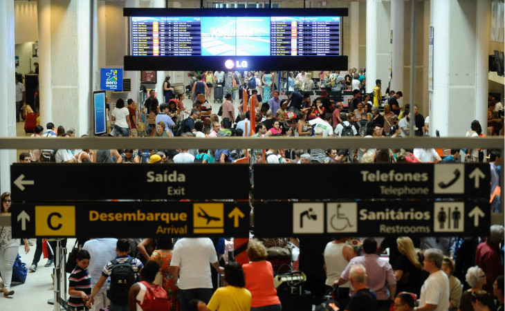 Ataque teria sido à empresa 29 Horas, especializada em mídia aeroportuária. Foto: Agência Brasil.