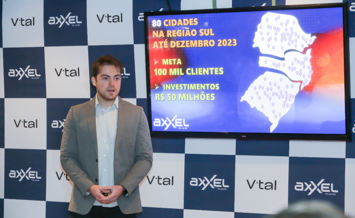 Felipe Scandelari, diretor da Axxel Telecom e da WNI Technology Group. Foto: divulgação.