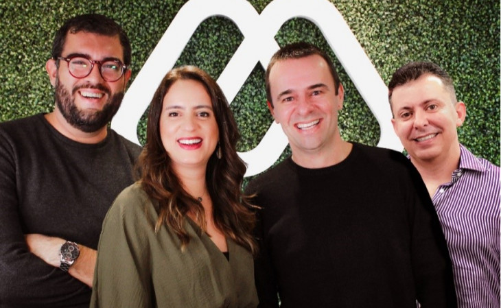 Ivan Cruz, Adriana Barbosa, Marconi Rocha e Athila Machado são os sócios da Mereo. Foto: divulgação.