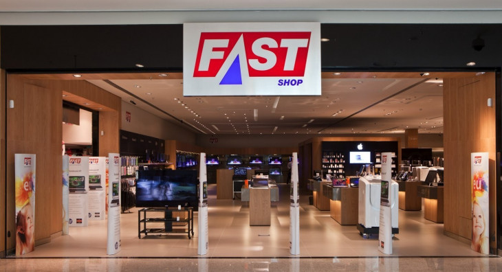 Caiu a casa da Fast Shop. Foto: Divulgação.