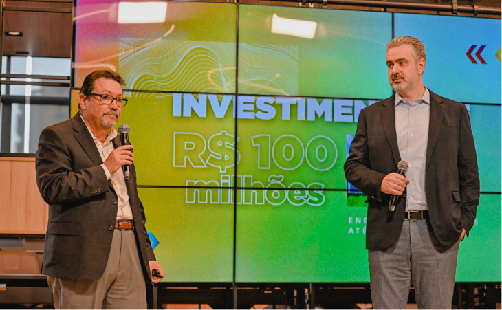 Sérgio L. Carvalho (CEO) e Daniel Randon (presidente), das Empresas Randon. Foto: Alex Battistel/divulgação.