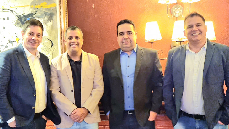 Murilo Fernandes, André Silveira, Elton Mota e Ricardo Messias. Foto: Divulgação.