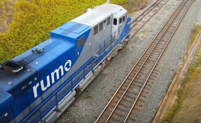 A Rumo é responsável pelo transporte de 26% do volume de grãos exportados pelo Brasil. Foto: Divulgação