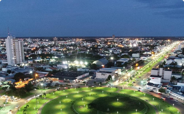 Sinop, a capital do Nortão. Foto: Prefeitura de Sinop.