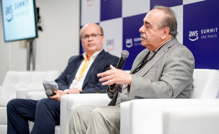 Paulo Cunha, da AWS, e Evaldo Vilela, do CNPq. Foto: divulgação.