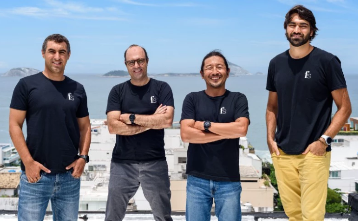 Da esquerda para a direita, os sócios da Fuse: Guilherme Hug, Alexis Terrin, Dan Yamamura e João Zecchin (Foto: Divulgação)