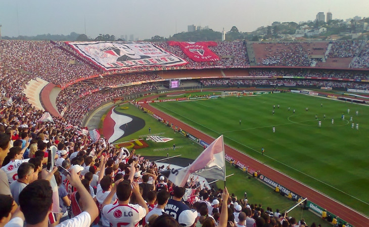 O Morumbi, casa do São Paulo FC, tem capacidade para mais de 66 mil pessoas. Foto: Flickr
