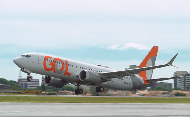 Os voos possuem capacidade para 138 passageiros. Foto: Divulgação/Gol