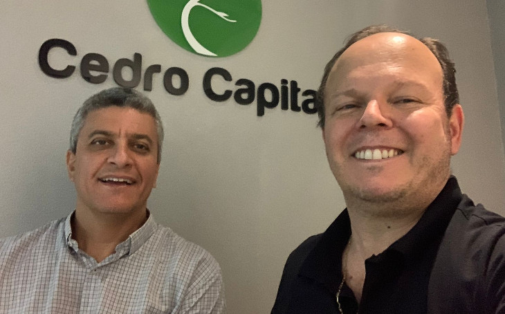 Os sócios da Cedro Capital, Bruno Brito e Alessandro Machado. Foto: Divulgação