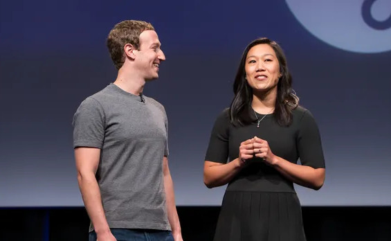 Mark Zuckerberg e Priscilla Chan. Foto: Chan Zuckerberg Initiative/Divulgação